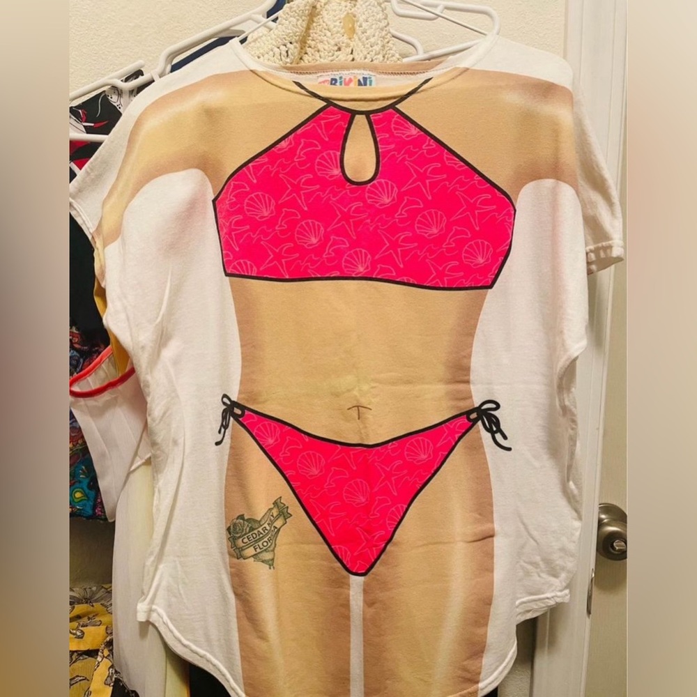 Vintage my bikini novelty beach shirt